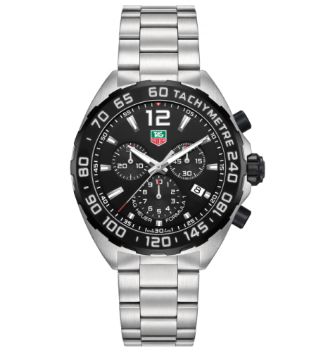 TAG Heuer Formula 1 Chronograph Quartz 42 Stainless Steel / Black / Bracelet